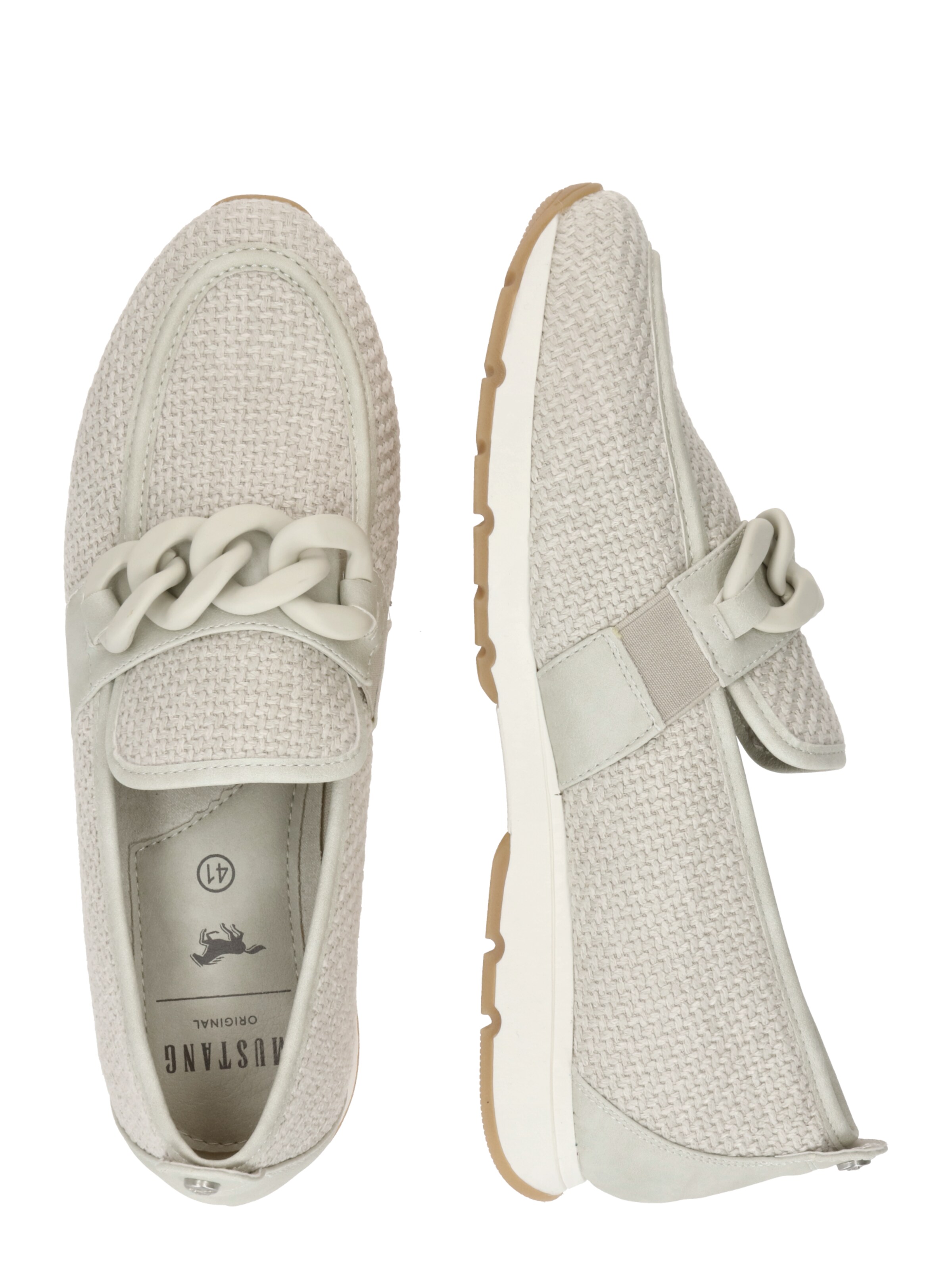 MUSTANG - Sapato Slip-on em bege