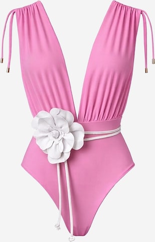 SEA ME SWIM Badeanzug in Pink: Vorderseite