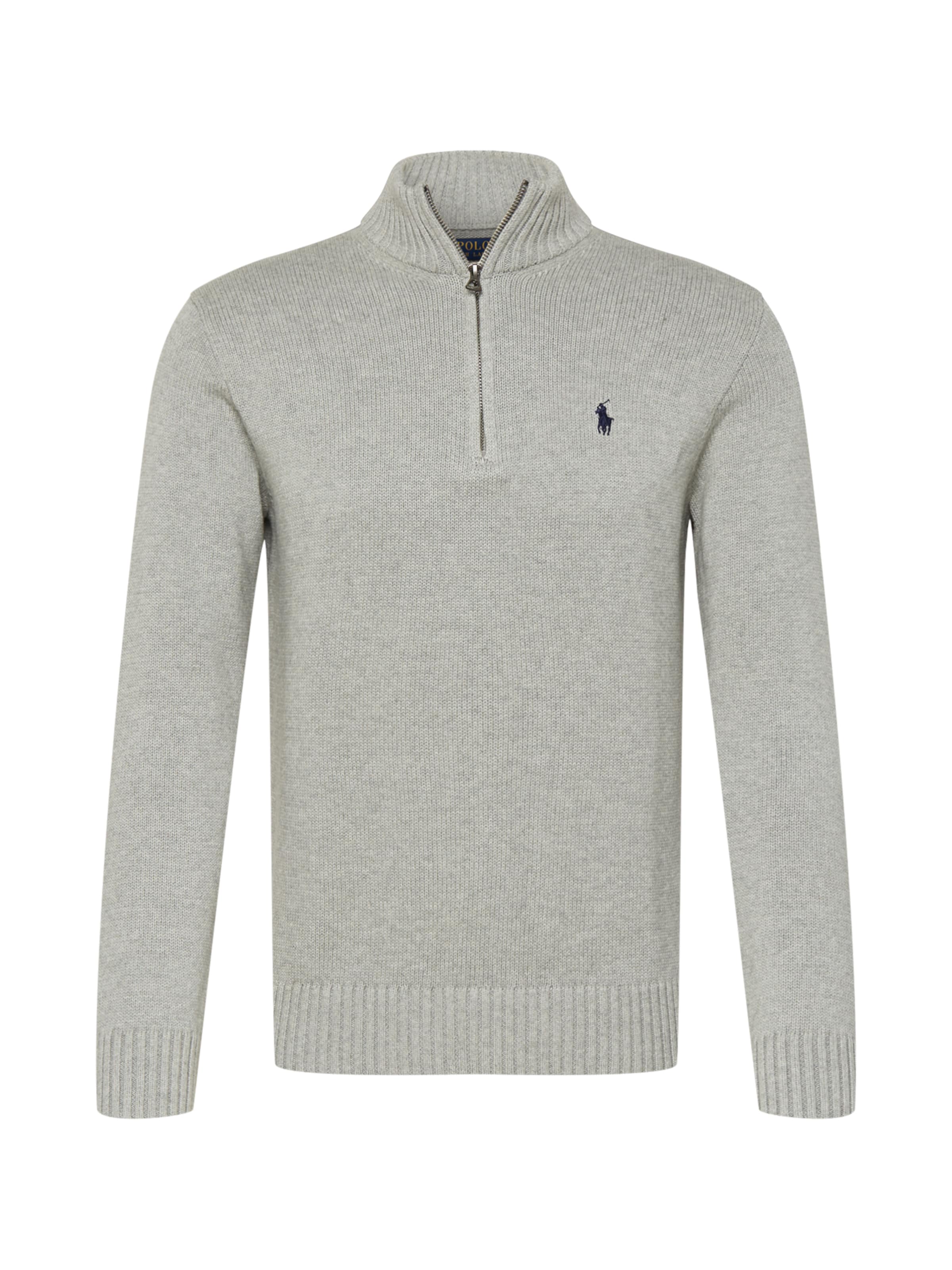 Pull-over Polo Ralph Lauren en gris : devant