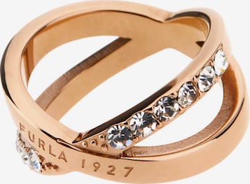 Furla Jewellery Ring 'FURLA' in Roze: voorkant