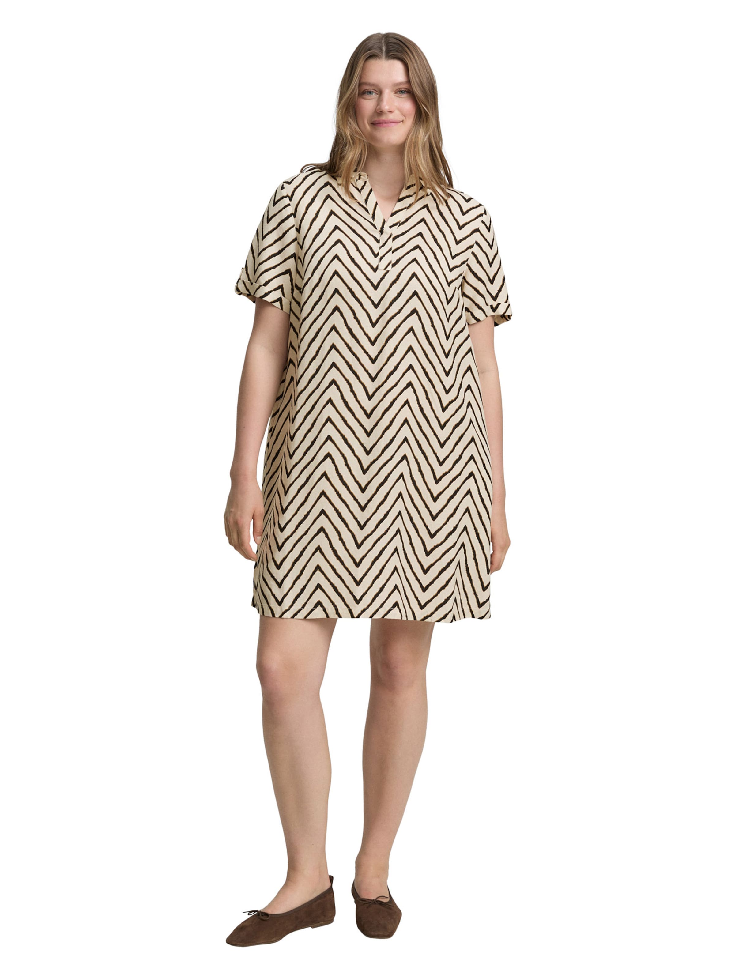 Tom Tailor Women + Šaty - Béžová: predná strana