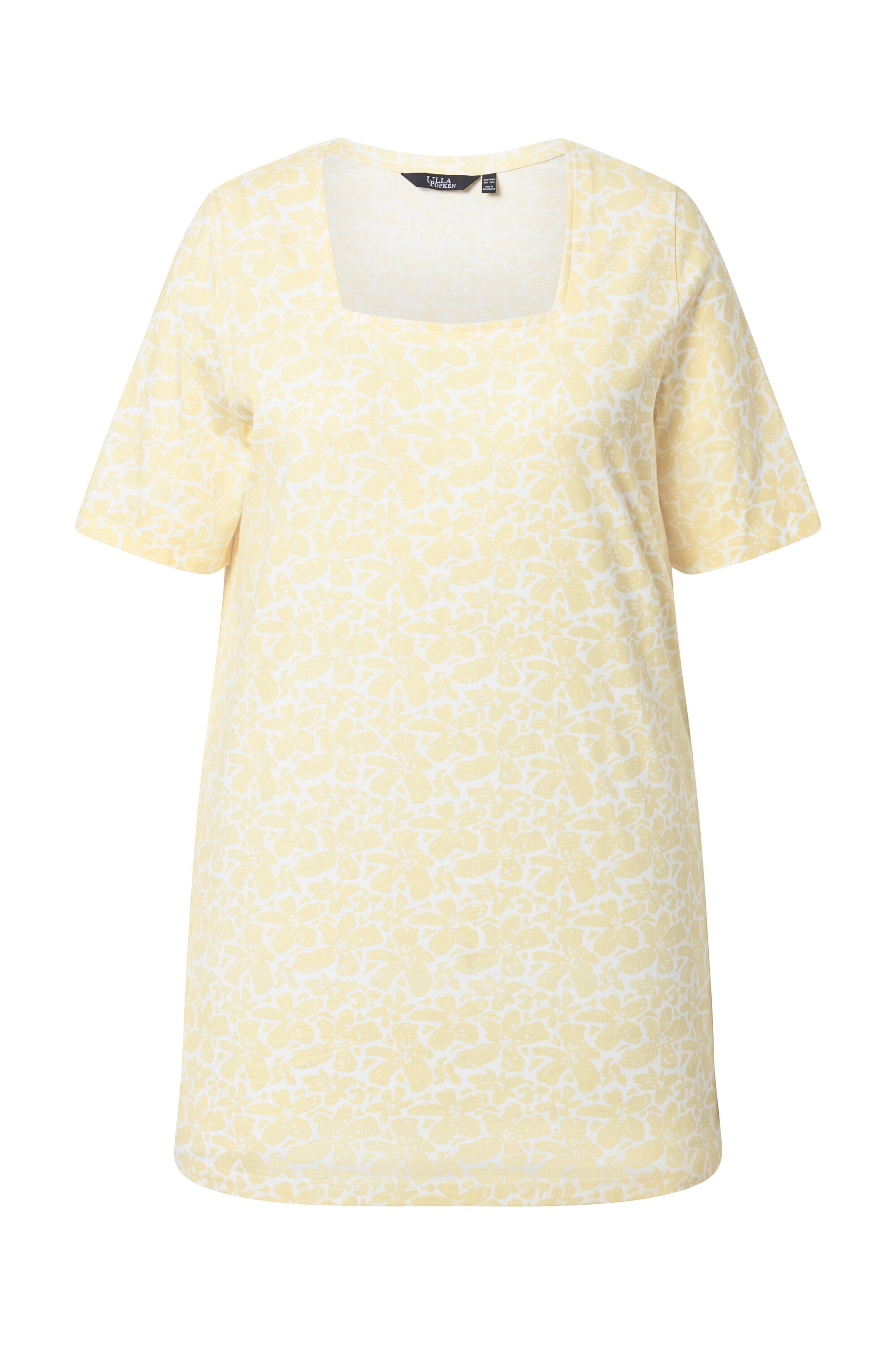 Ulla Popken Shirt in Gelb: Vorderseite