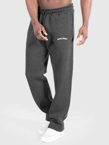 Smilodox Loose fit Workout Pants 'Karima' in Grey