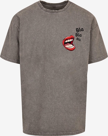 T-Shirt 'Bla Bla Bla Comic' Merchcode en gris : devant