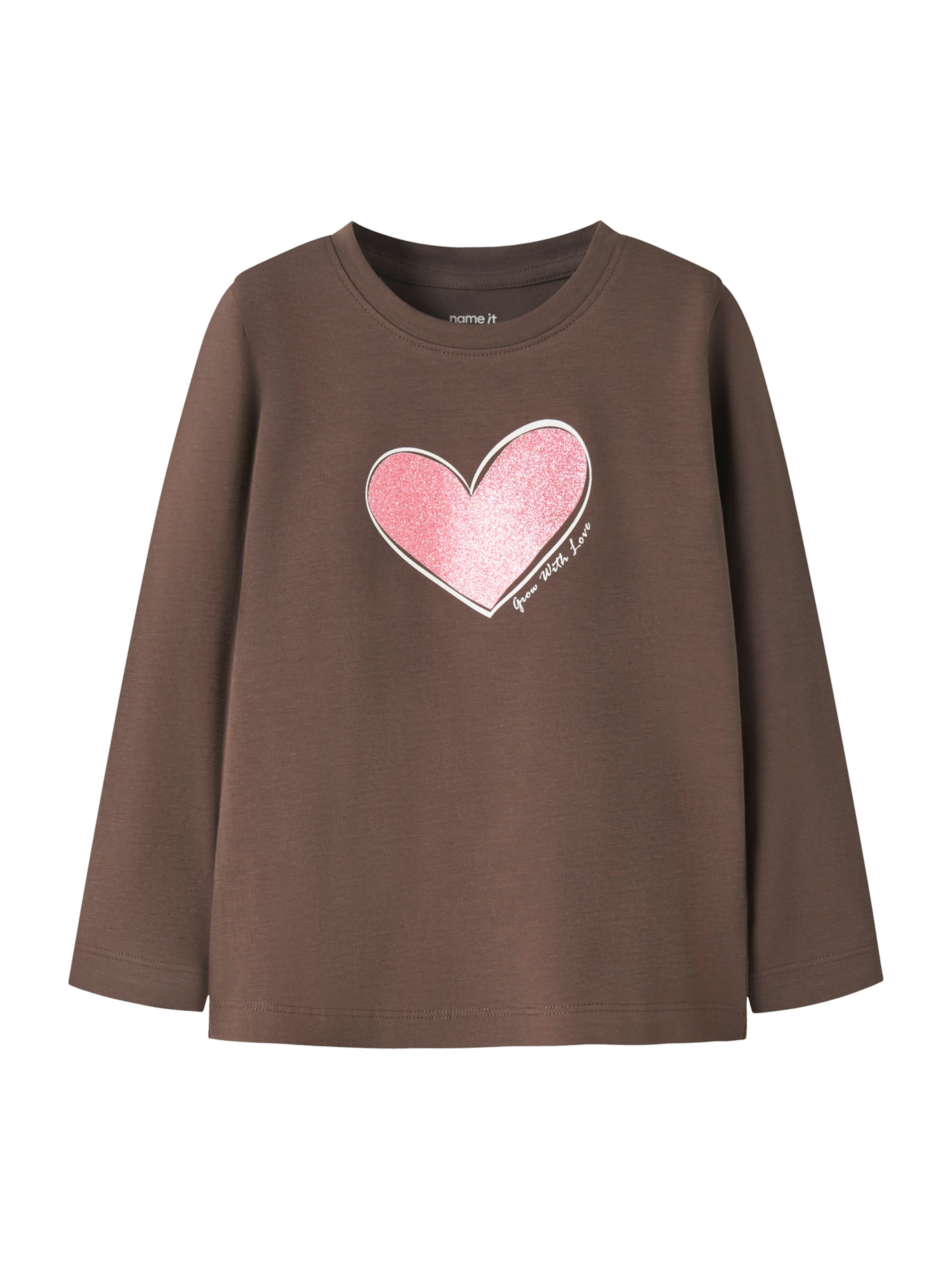 NAME IT - Camiseta 'NMFKatelin' en marrón: frente