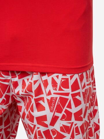 Calvin Klein Underwear - Pijama curto 'ODSY' em vermelho