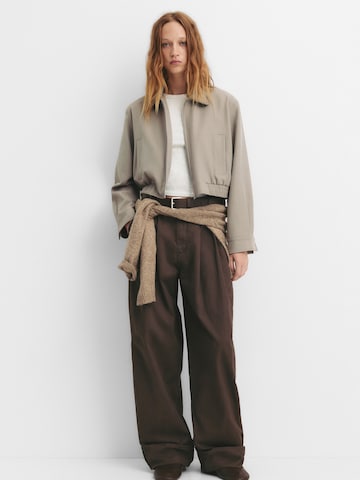 Pull&Bear Tussenjas in Beige: voorkant
