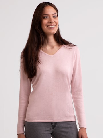 CASH-MERE.CH Pullover i pink: forside