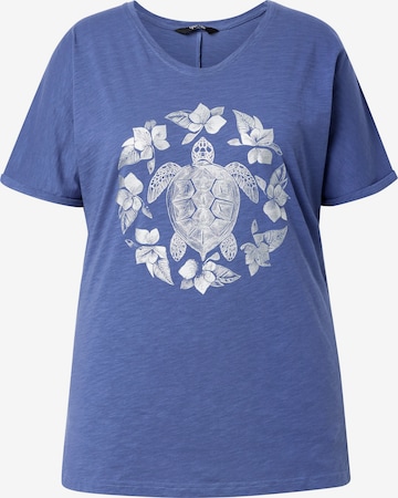 Ulla Popken Shirt in Blau: Vorderseite