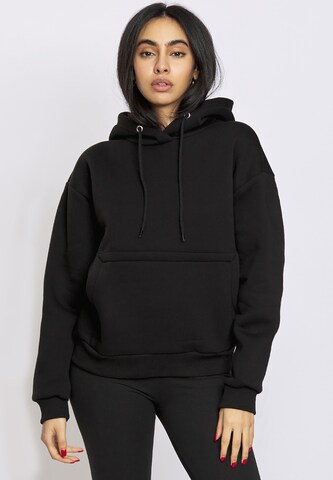 FRESHLIONS Sweatshirt 'Balina' in Zwart: voorkant