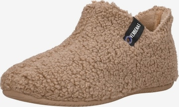 VERBENAS Huisschoenen 'Yoi' in Bruin: voorkant