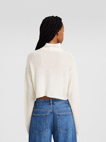 Bershka Sweater in Beige