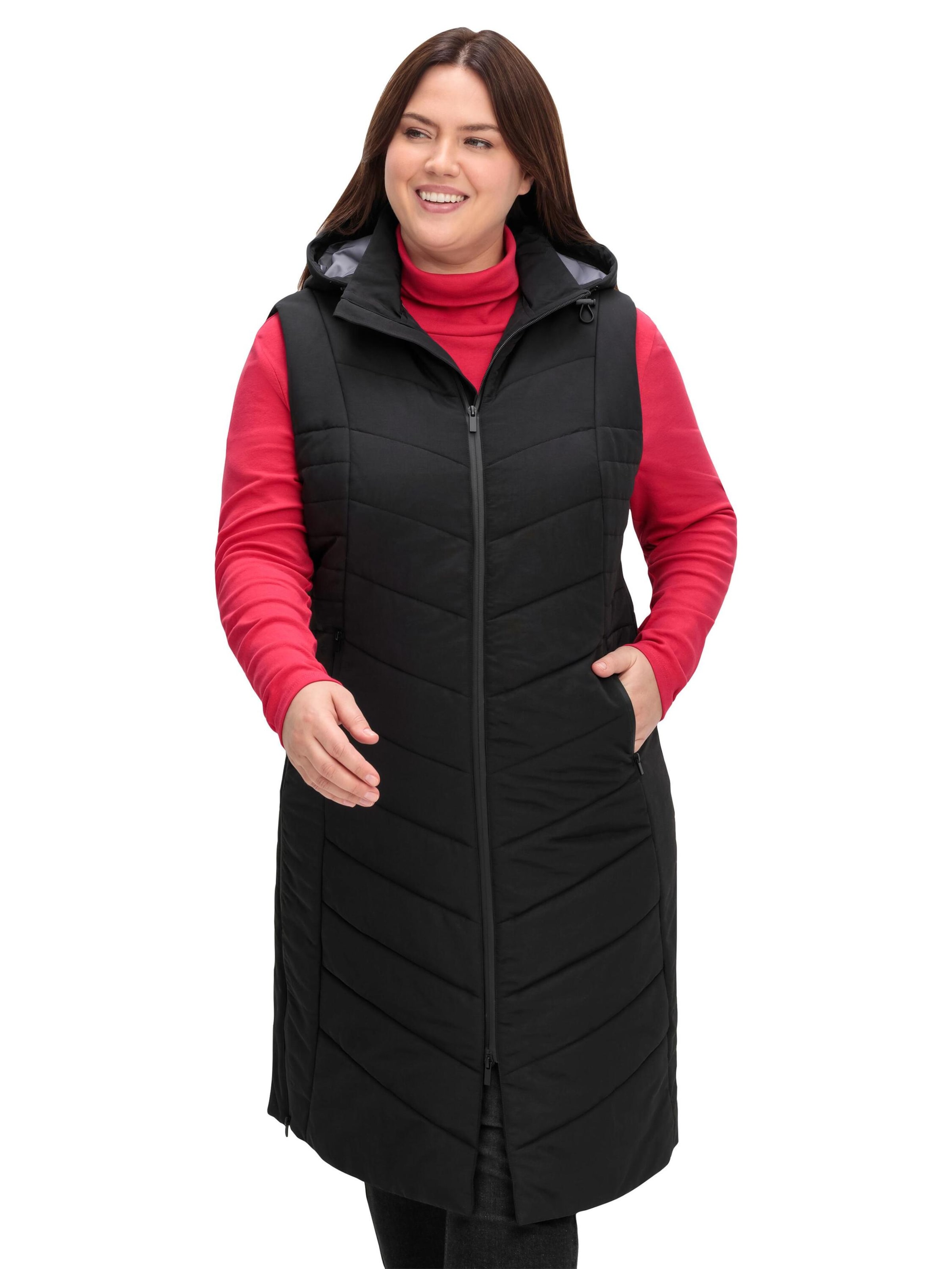 SHEEGO Mellény - fekete: elől