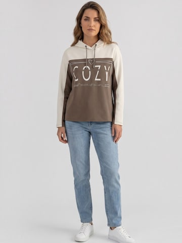 Navigazione Sweatshirt 'Cozy season' in Beige