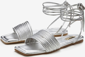 LASCANA Strap Sandals in Silver