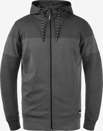 !Solid Kapuzensweatjacke 'Baris' in Grau: predná strana