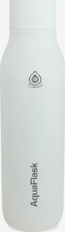 AquaFlask Láhev na vodu 'AquaFlask Termoláhev FLOW 739 ml' – bílá: přední strana