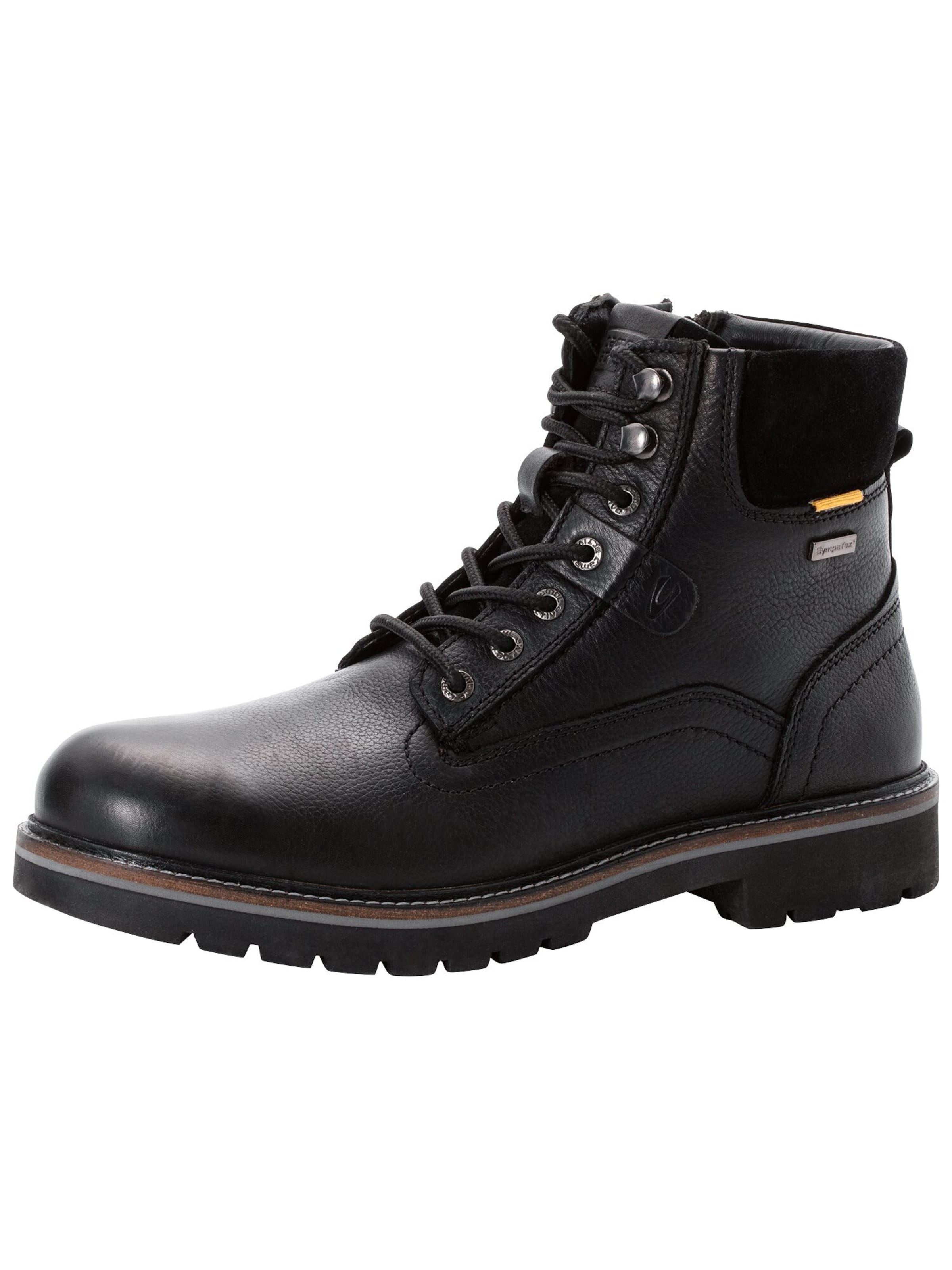 CAMEL ACTIVE - Botas com atacadores 'Melbourne' em preto: frente