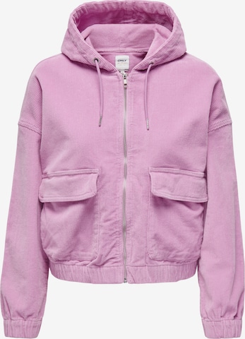 ONLY Between-Season Jacket 'Kenzie' in Pink: front