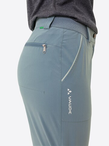 VAUDE Regular Outdoorbroek 'Farley Stretch STS II' in Blauw