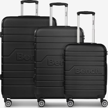 BENCH Kofferset 'Seattle' in Schwarz: Vorderseite