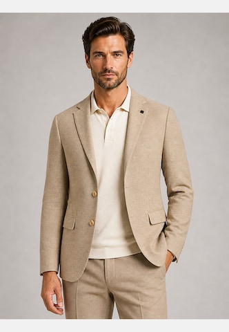 HECHTER PARIS Regular Fit Sakko in Beige: Vorderseite
