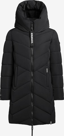 Manteau d’hiver 'Darka2-YM' khujo en noir : devant