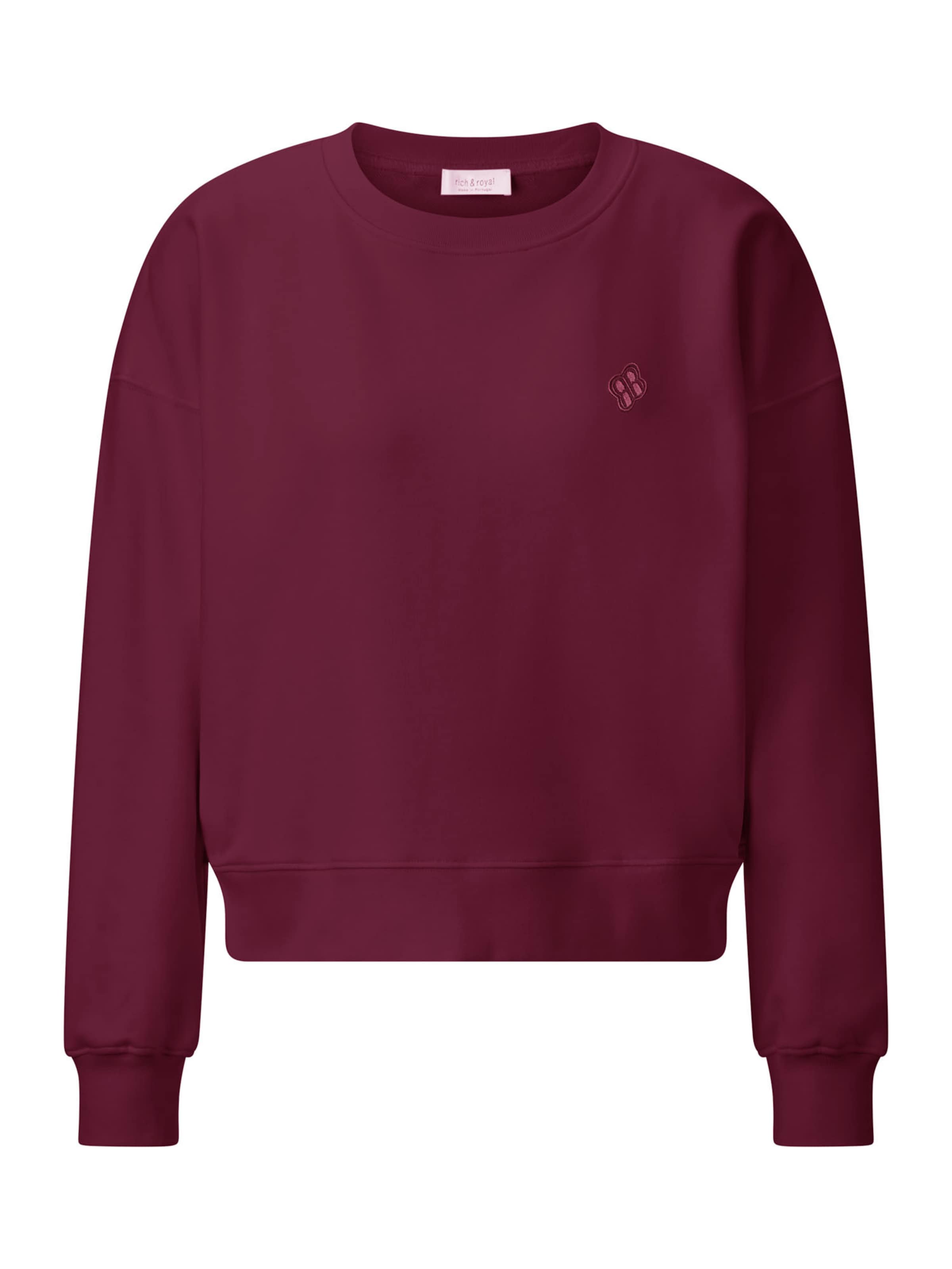 Rich & Royal Sweatshirt i rød: forside