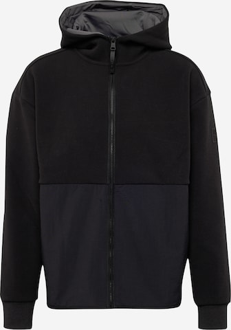 Calvin Klein Флисовая куртка в Черный: спереди