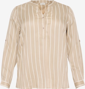 KAFFE CURVE - Blusa 'KCSIDA' en beige: frente