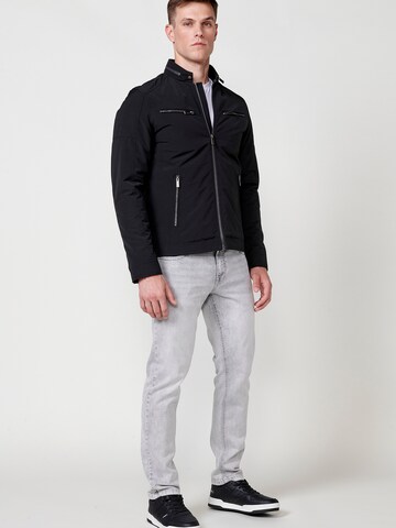 Veste mi-saison KOROSHI en noir
