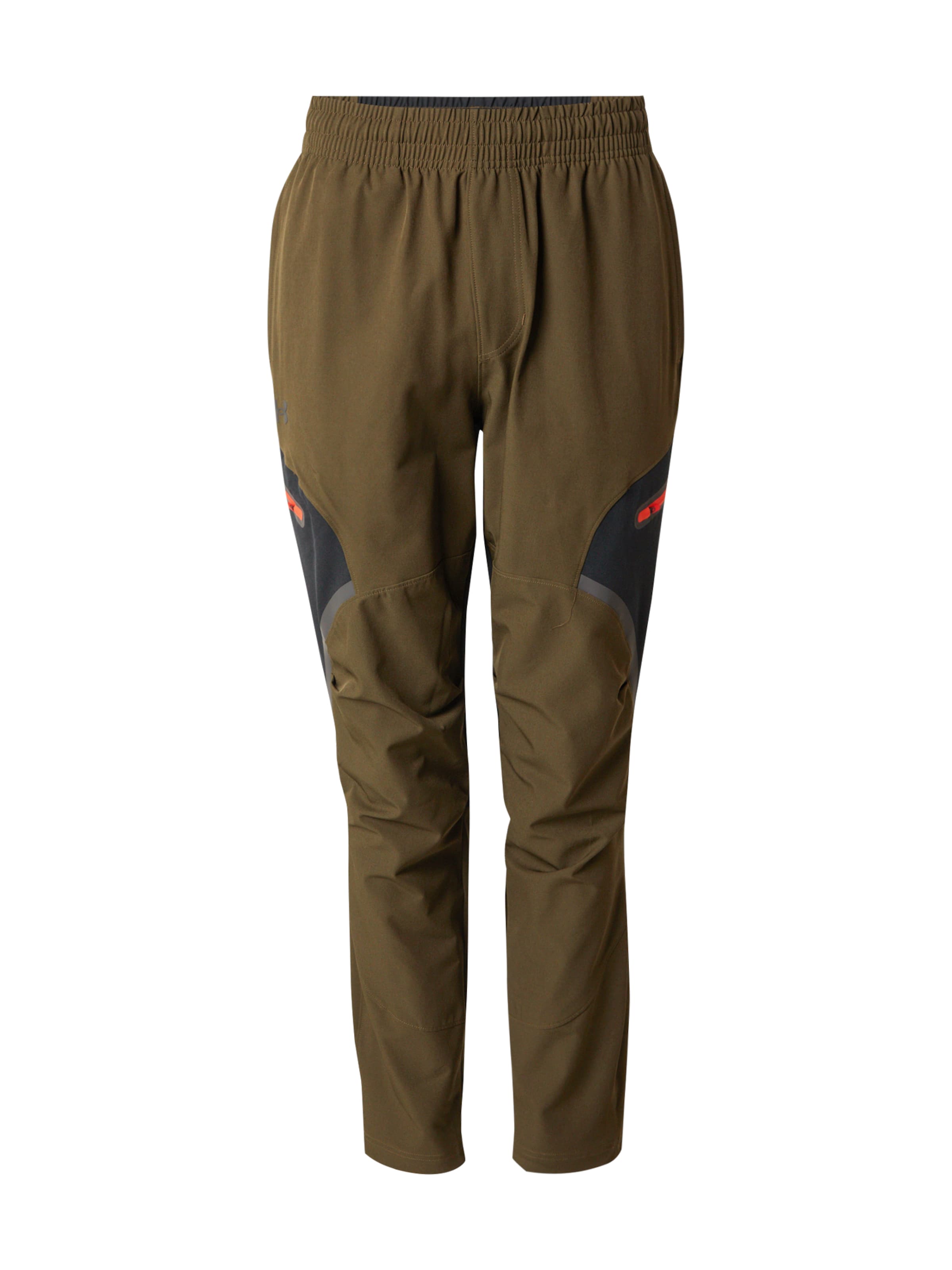 UNDER ARMOUR - regular Pantalón deportivo 'Unstoppable' en verde: frente