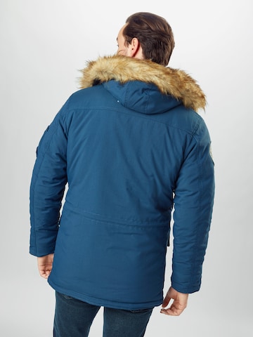 ALPHA INDUSTRIES Zimná parka 'Polar' - Modrá