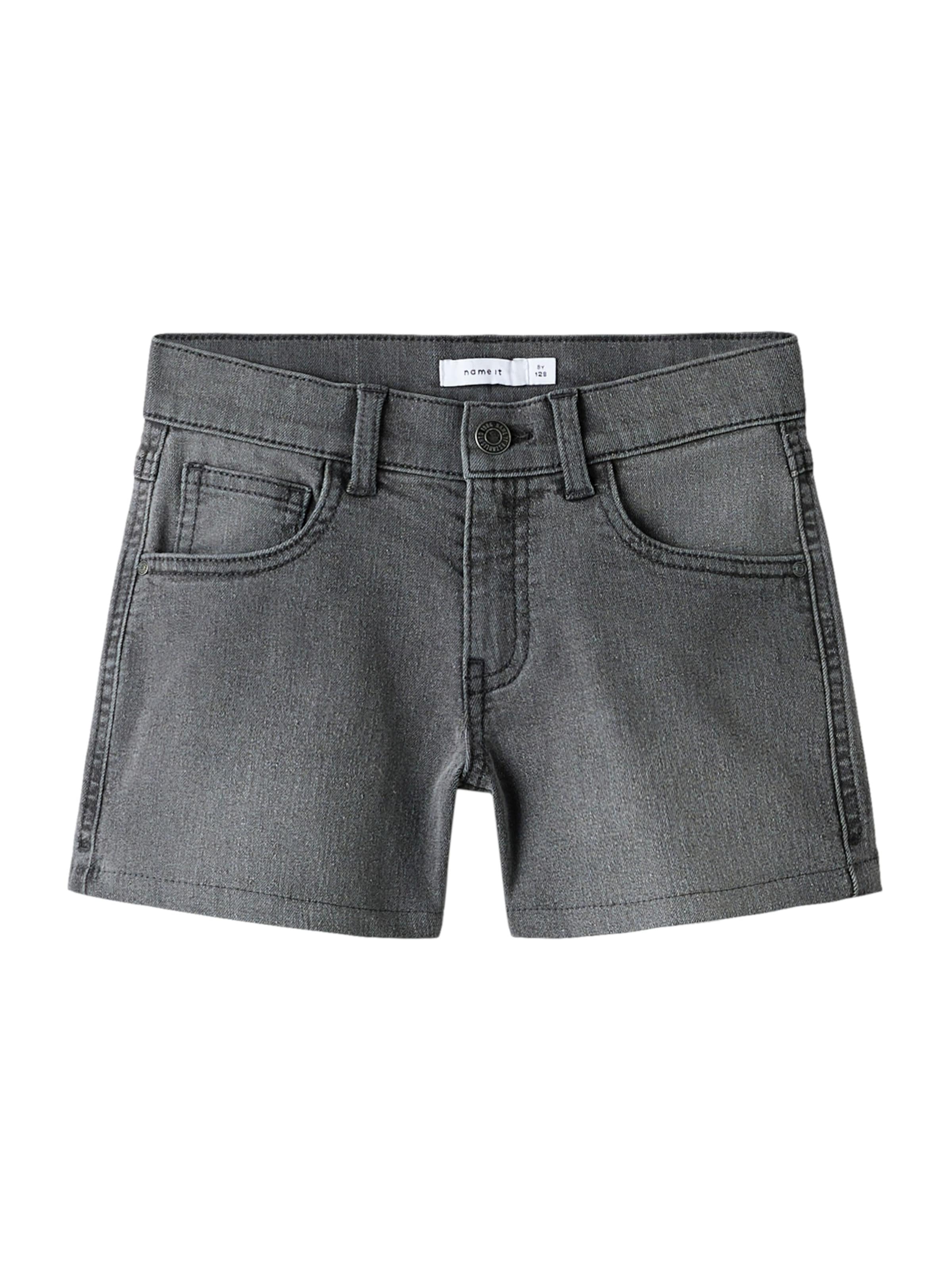 NAME IT - Loosefit Vaquero 'NKFRose' en gris: frente