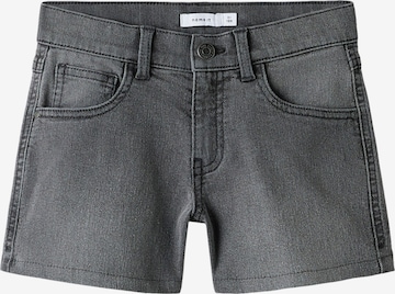 NAME IT - Loosefit Vaquero 'NKFRose' en gris: frente