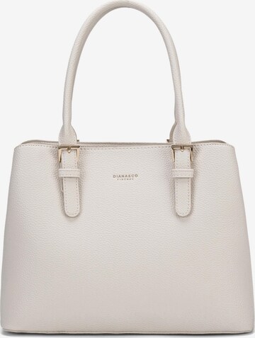 Borsa a mano di Diana&Co. in beige: frontale