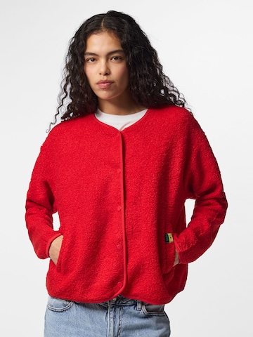 Veste mi-saison 'PCKATTY' PIECES en rouge : devant