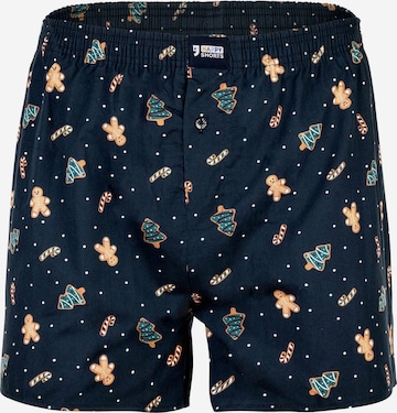 Happy Shorts - Calzoncillo boxer en azul: frente