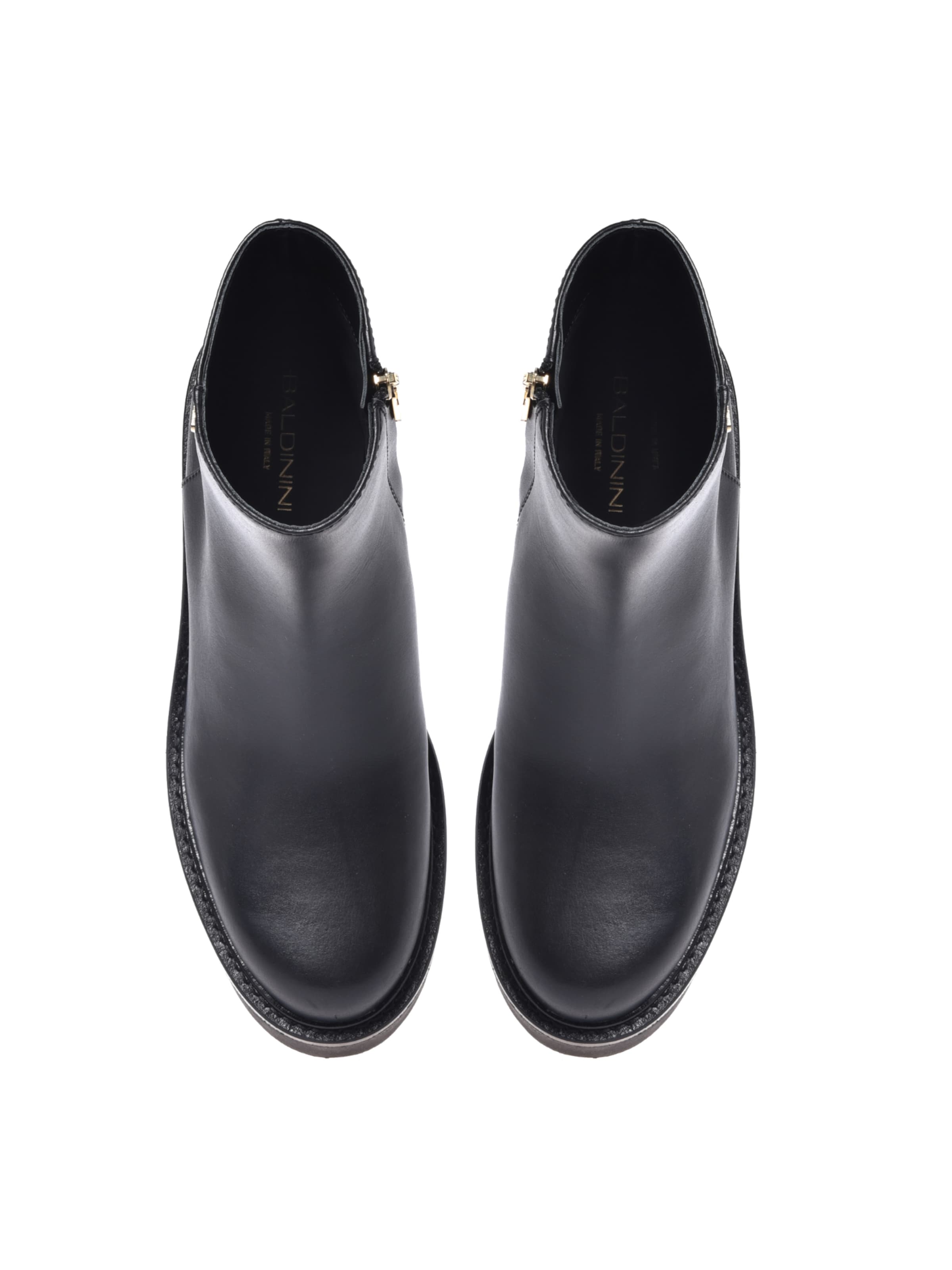 BALDININI Enkellaarsjes in Zwart