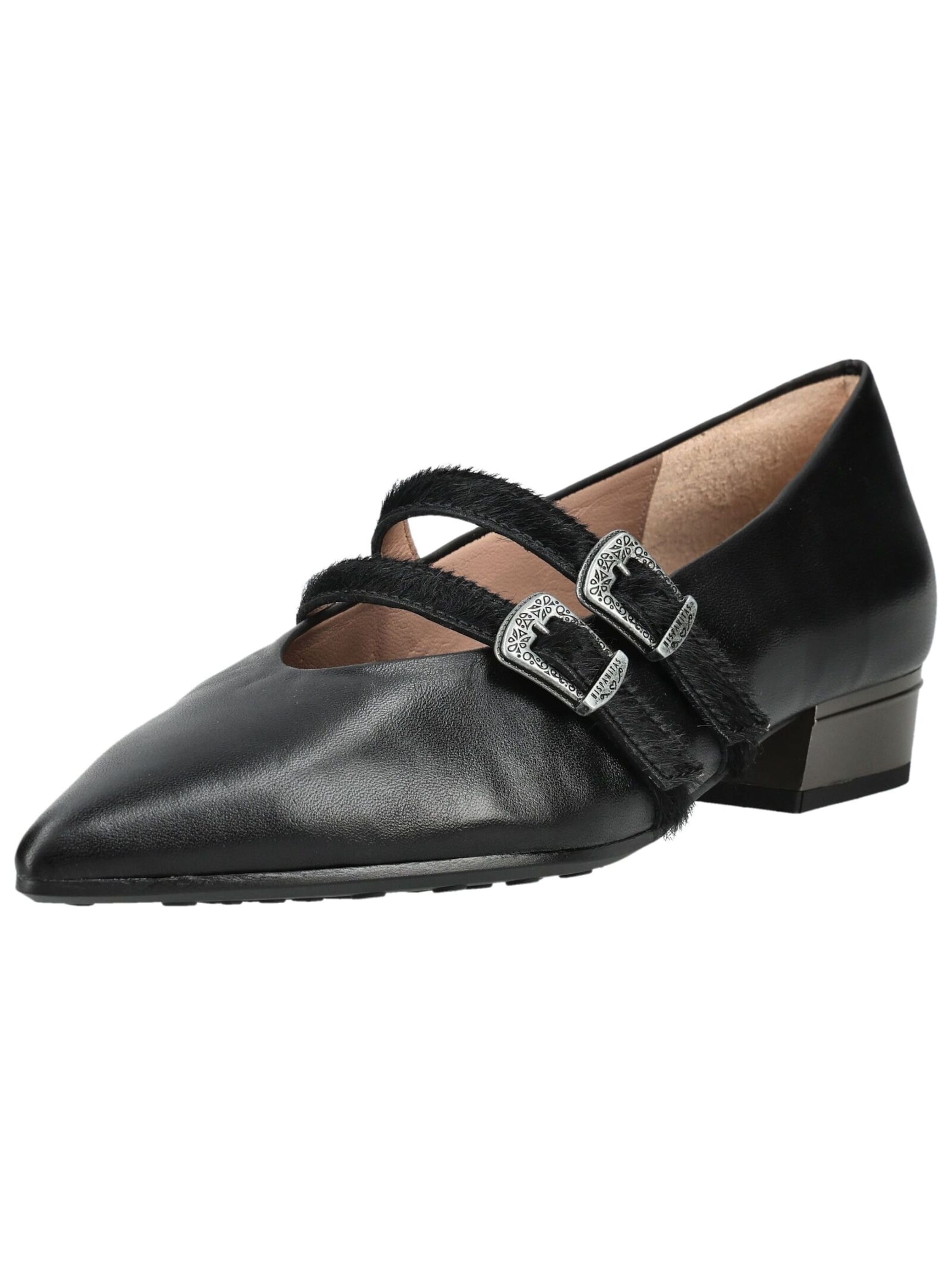 Hispanitas Ballet Flats with Strap in 36 in Black, Item view