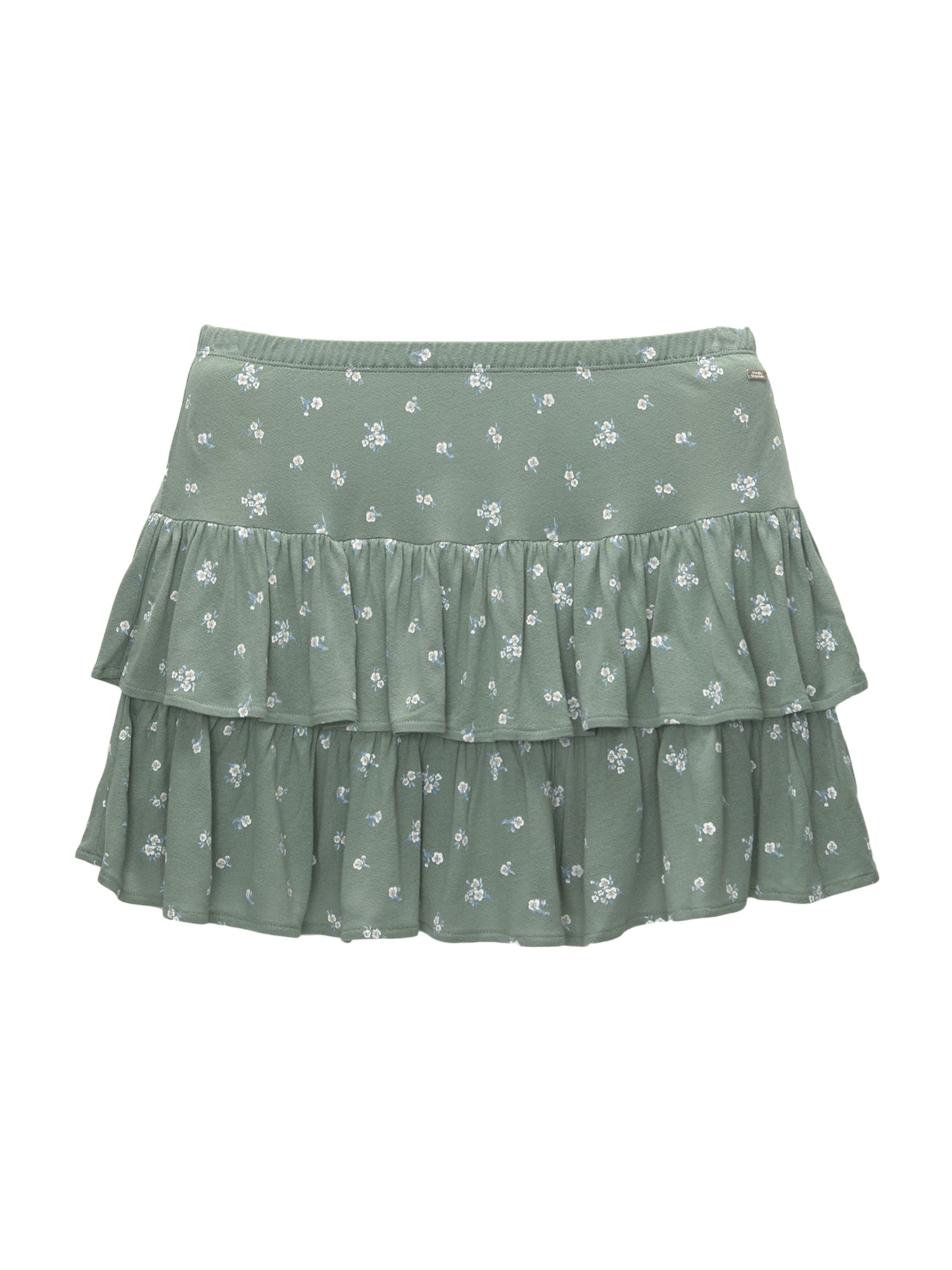 Pull&Bear Rock in Grün: Vorderseite