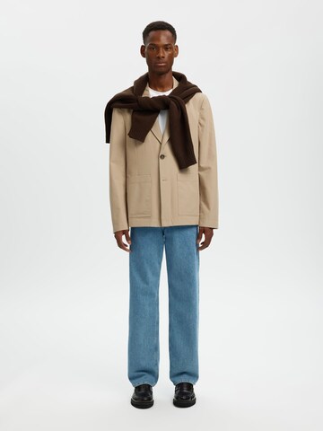 Comfort fit Giacca da completo di SELECTED in grigio