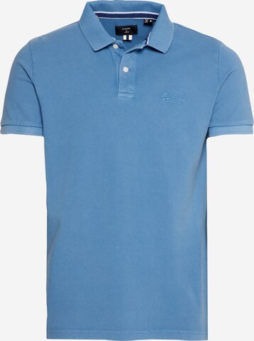 T-Shirt Superdry en bleu : devant