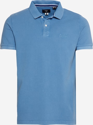 Superdry Poloshirt in Blau: predná strana