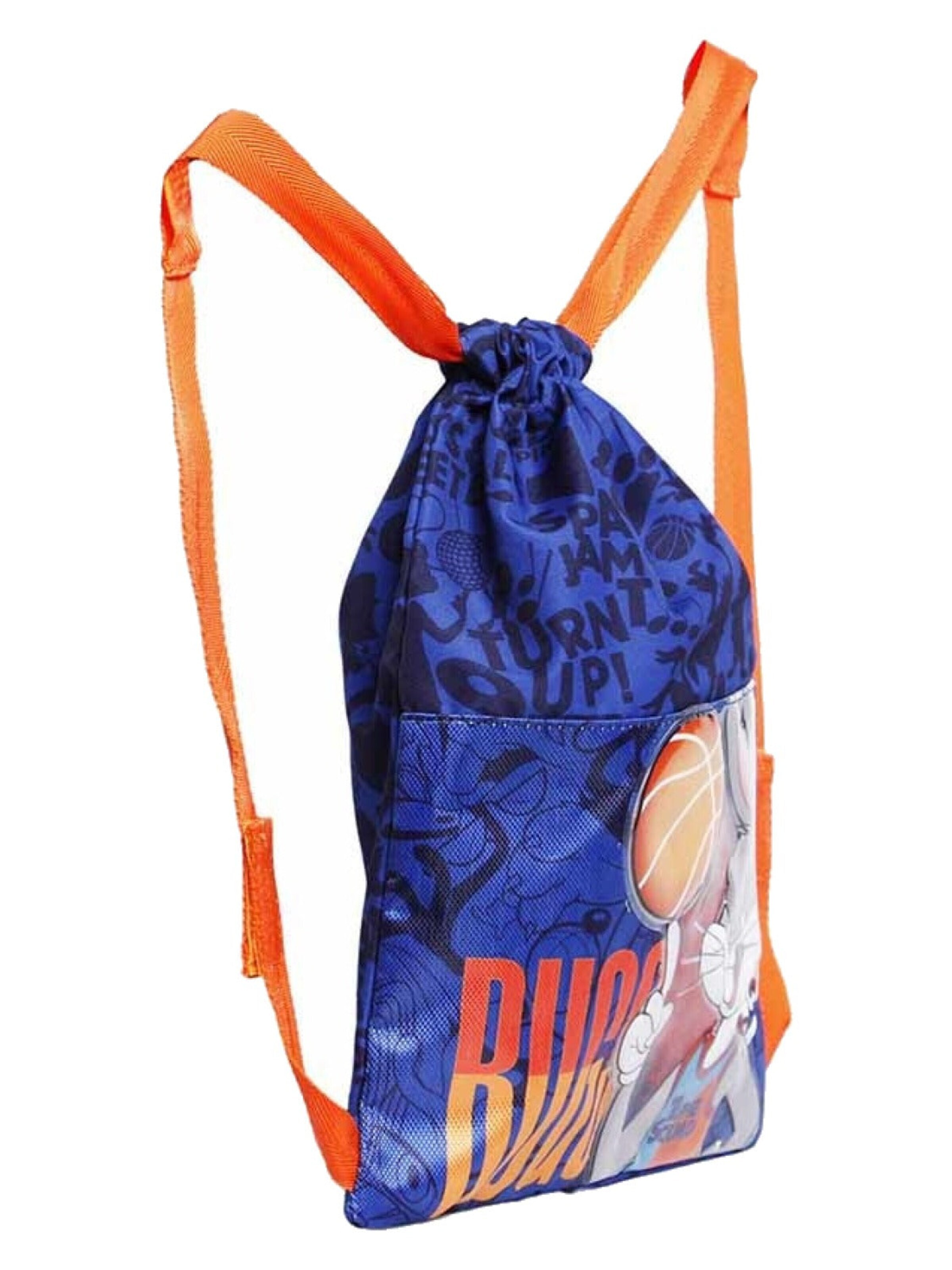 Looney Tunes Gymtas 'Space Jam 2 Zwemtas / Sporttas Bugs Bunny' in Blauw