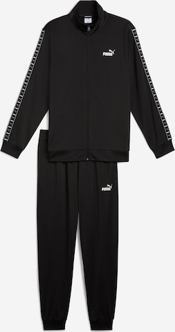 PUMA Тренировочный костюм в Черный: спереди