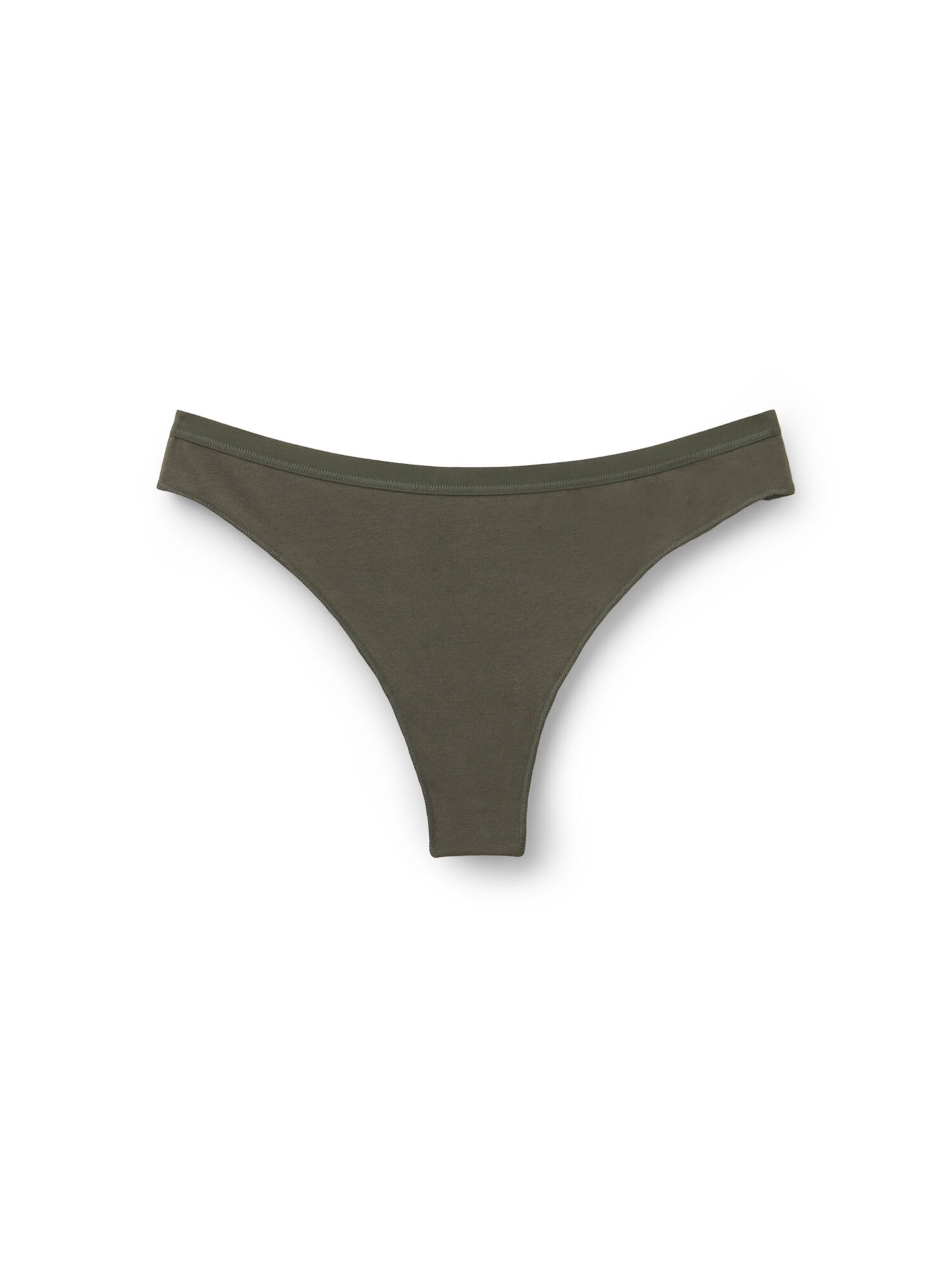 Tezenis Thong in Green: front