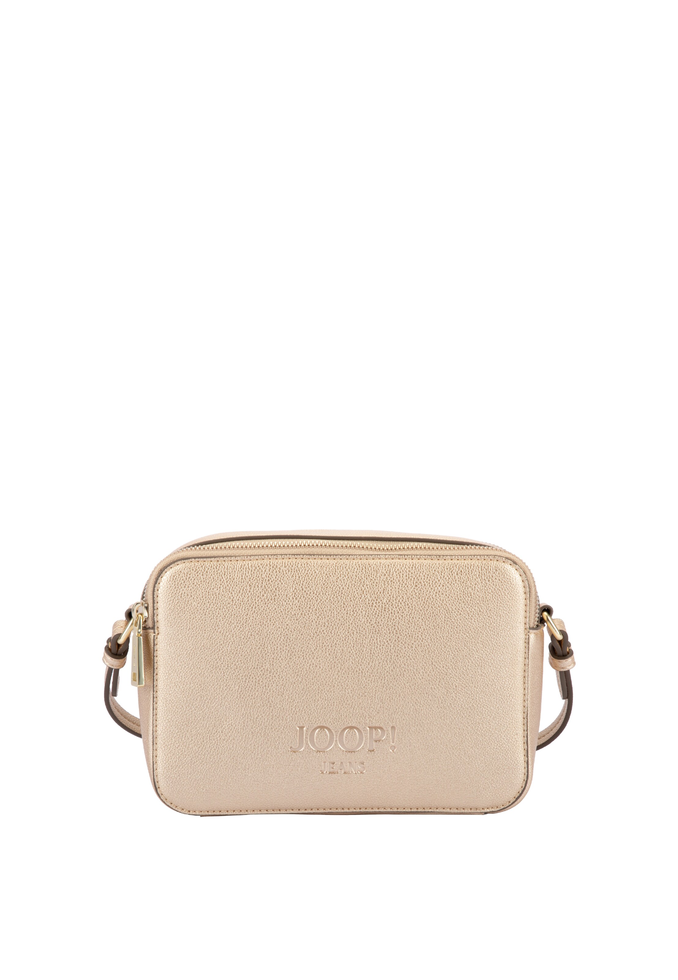 Joop Jeans - Mala de ombro 'Cuore Lettera Susan' em ouro: frente