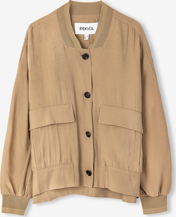 Ipekyol Between-Season Jacket in Beige: front