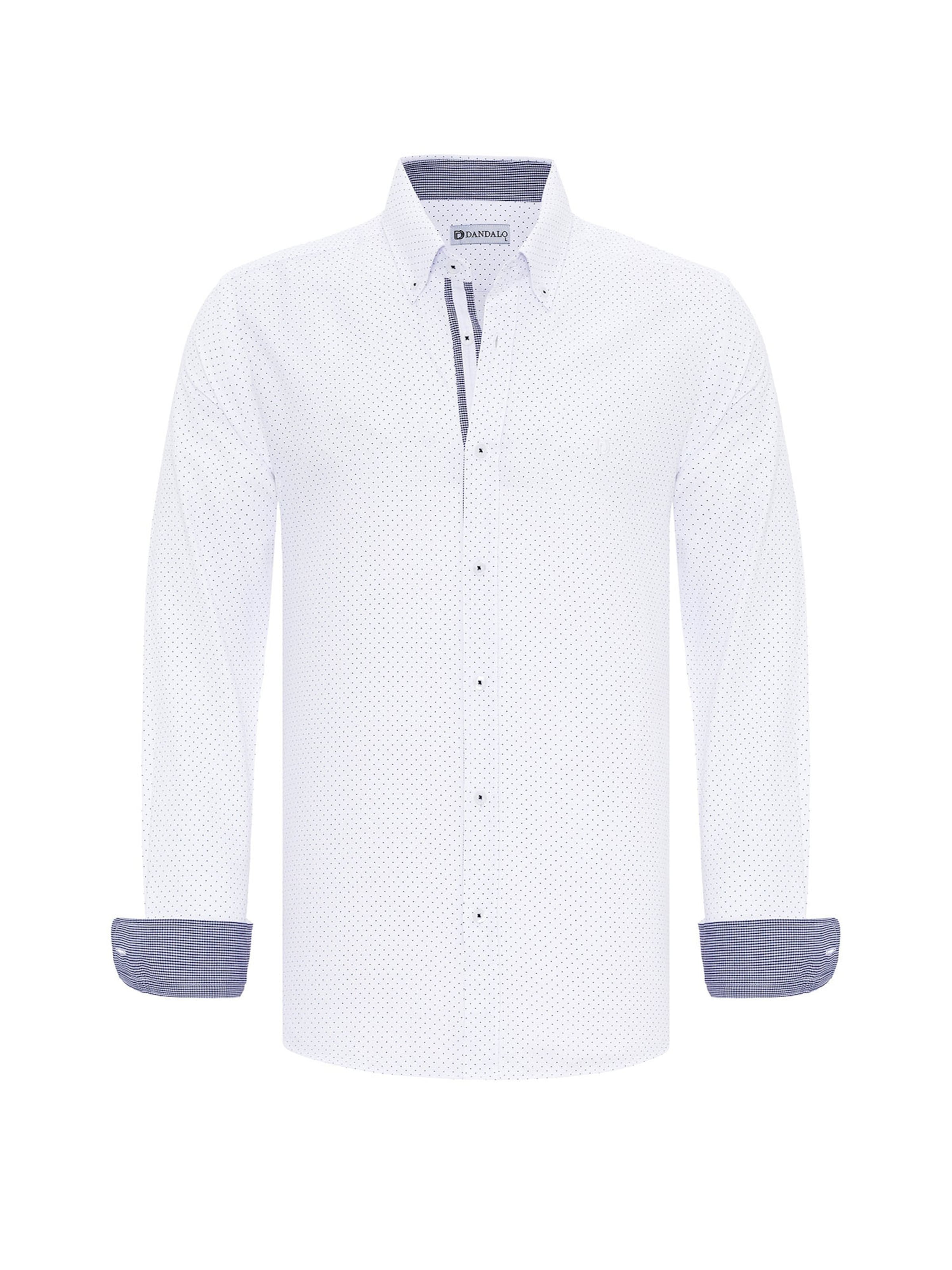 Regular fit Camicia di Dandalo in bianco: frontale